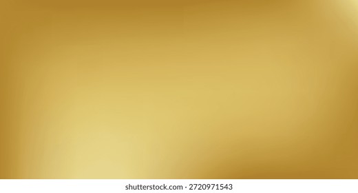 Fondo de estilo degradado borroso de oro. Abstractas ilustración colorida lisa, Fondo de pantalla de redes sociales. Fondo de metal dorado