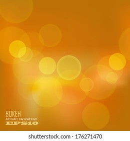 gold bokeh abstract background