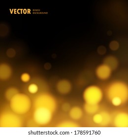 gold bokeh abstract background