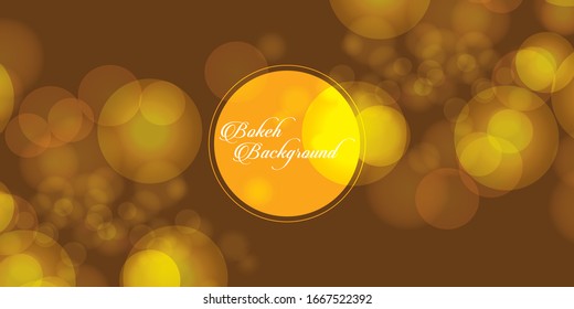 Gold bokeh abstract festive background. Golden christmas light shine bright holiday magic decoration.