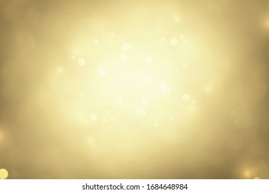 El fondo festivo abstracto del bokeh del oro. Las navidades doradas iluminan la brillante decoración de magia navideña.