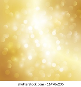 Gold bokeh background