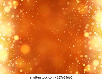 gold bokeh background