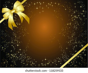 Gold bow