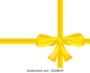 Gold bow