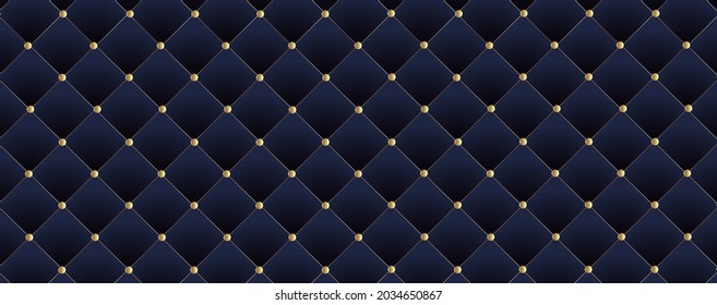 Gold box design. Design patterns. Rhombuses with gold edges. For logo, packaging, luxury design. For banner advertising. Gold on a blue background. Vector illustration