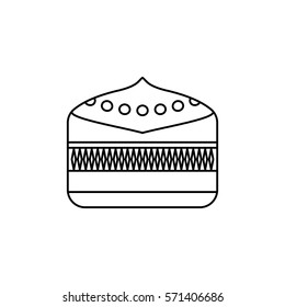 Gold box present icon vector illustration graphic design
