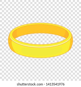 Gold Bracelet Icon. Cartoon Illustration Of Bracelet Vector Icon For Web Design