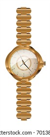 gold bracelet watch