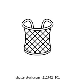 Gold Armbänder Symbol in Vektorgrafik. Logotyp