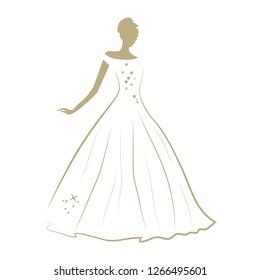 gold bride, logo icon 