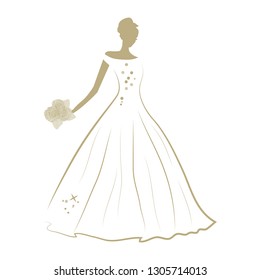 gold bride, logo icon