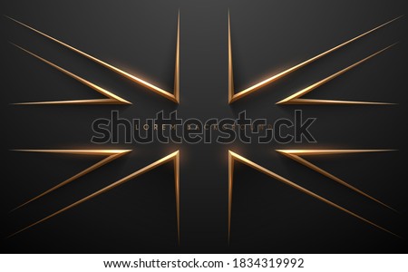 Gold British flag style background