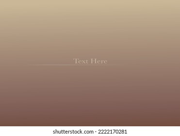 Gold and Brown color background, Gradient color background. Abstract blurred background. Gradient background for web template banner poster digital graphic artwork.