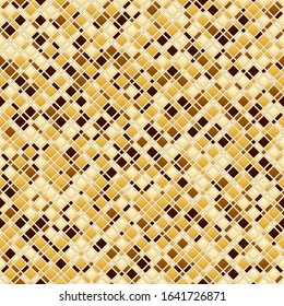 gold and brown square repeatable pattern lattice