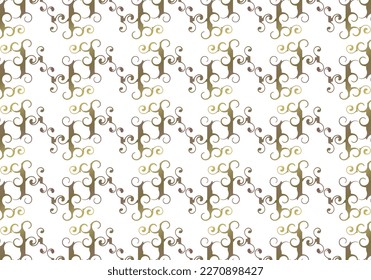 Gold brown textured pattern can be used as a background for clothing or other fabrics