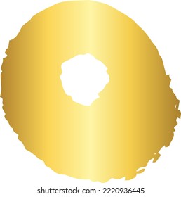 Gold Brush-Stroke-Design-Element