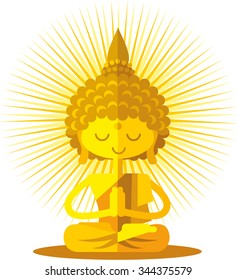 Gold buddah