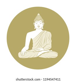 Gold Buddha,logo icon