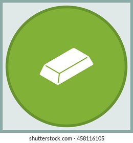 Gold bullion icon.