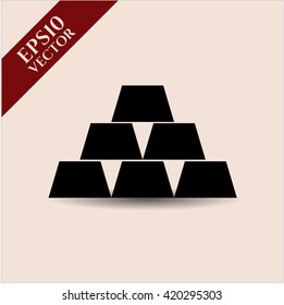Gold-Bullion-Vektorsymbol