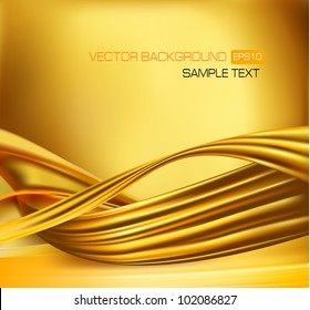 Gold business elegant abstract background. Vector illustration