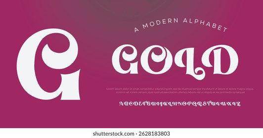 Gold calligraphy alphabet small lettering a to z font family