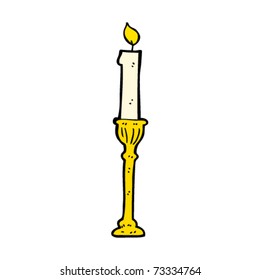 gold candlestick cartoon