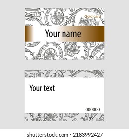 
Gold card for your business. You can enter all the data yourself