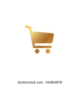 flat shopping cart icon