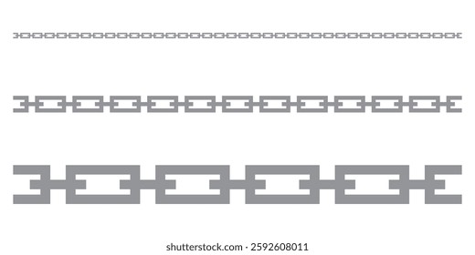  gold Chain icon,  Chain icon, silhouette. Vector illustration. eps 10