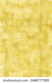 Gold Check Japanese Pattern Background