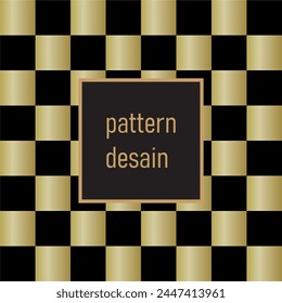 gold Checkered Grunge. gold and black distressed grunge background of checks or squares