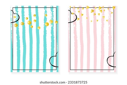 Gold Chic Template. Golden Glowing Spray. Stripe Vintage Concept. White Mothers Particle. Christmas Starburst Set. Mint Invite. Turquoise Festive Brochure. Pink Gold Chic Template