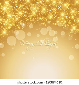 Gold Christmas background