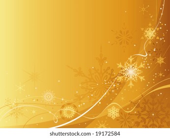 Gold Christmas background