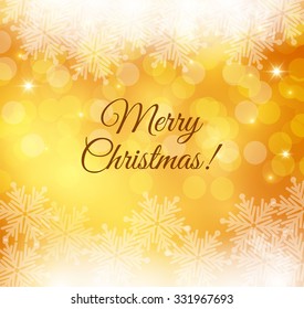 Gold Christmas background