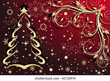 gold christmas background