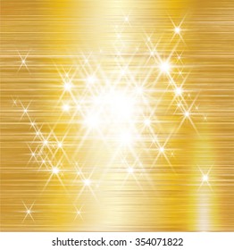 Gold Christmas Background Texture  . Vector .