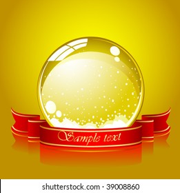 gold Christmas sphere