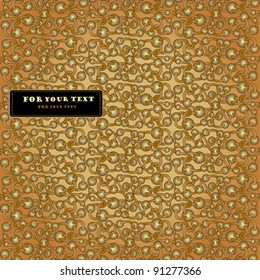 gold circle background advertising