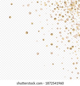 Fondo transparente con efecto Círculo dorado. Textura moderna de espuma. Invitación de arte redondo amarillo. Tarjeta de Aniversario del Polvo.