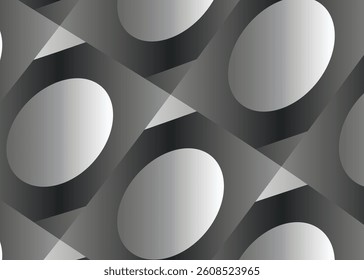 Gold circle interlaced pattern on purple background. Gold interlocking pattern on purple backdrop