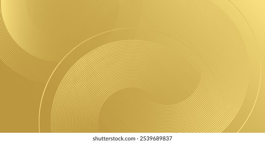 Fundo de textura de linhas de círculo dourado com efeito de vidro para imprimir arte em modo de cor cmyk arte simples moderna