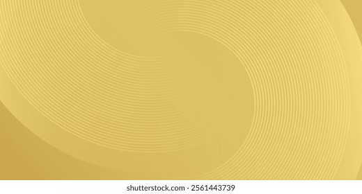 Gold circle lines texture background with glass effect for print artwork art simple
