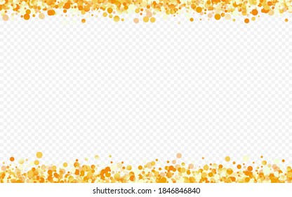 El Círculo Dorado Es Un Fondo Transparente Moderno. Ilustración De Razas Ricas. Textura abstracta redonda amarilla. Tarjeta feliz brillante.