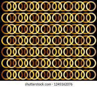 Gold Circle pattern, colorful holiday background - polka dots vector abstract background
