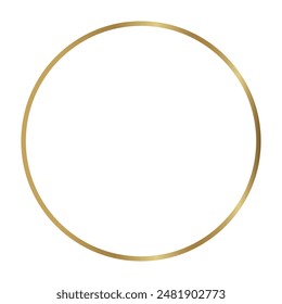 Gold circular frame, circle sketch, circle design, layered circular frame, accessory frame, text. Vector. 