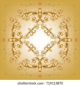 Gold Classic Art.illustration