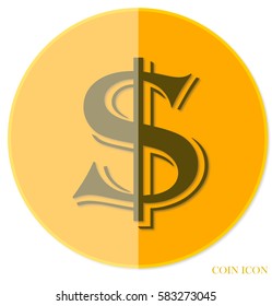GOLD coin eps10